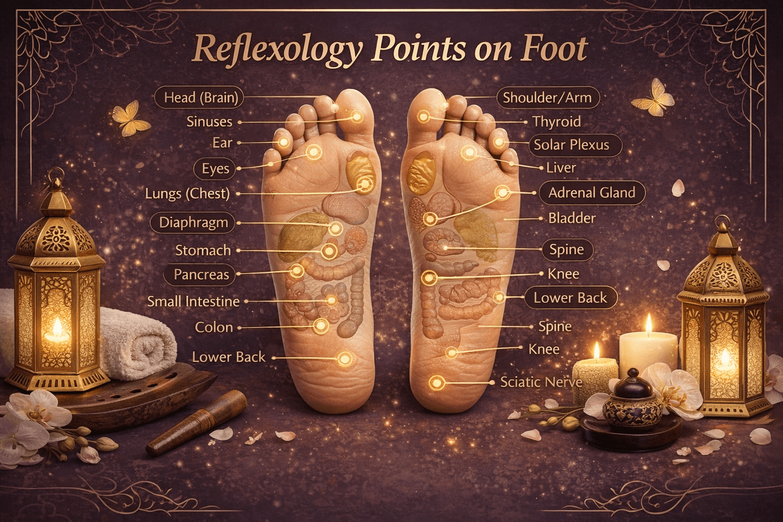 Najpomembnejše Refleksne Točke na Stopalu